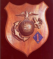 19th Naval Construction Battalion Plaque. The battalion was assigned first to the 1st Marine Amphibious Corps and then was redesignated 3rd Battalion 17th Marines / 1st Marine Division. . . Seabee Museum 19th NCB.jpg