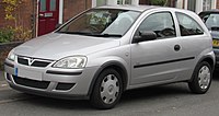Na facelift Vauxhall Corsa