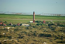 Der Leuchtturm von der Seeseite aus fotografiert