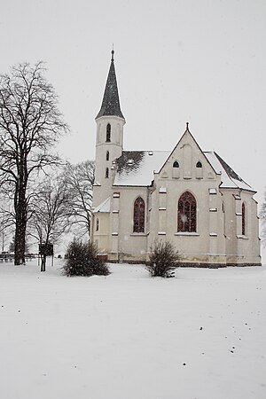 2013-02 Sidzina 03 Kościół pw. Znalezienia Krzyża Świętego i MB Częstochowskiej.jpg