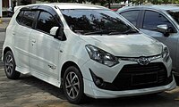 2017 Agya 1.2 TRD S (B101RA, Indonesia)