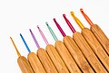 * Nomination Crochet hooks 1 --Jacek Halicki 09:01, 10 March 2024 (UTC) * Promotion  Support Good quality. --Poco a poco 11:33, 10 March 2024 (UTC)