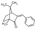 Benzylidencamphor - Struktur