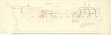 Inboard profile plan of Atholl, 1820 ATHOLL 1820 RMG J1474.png