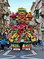 A Traditional Carnival Float in Malta, showcasing the traditions of Mexico