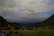 English: A thunderstorm over Achenkirch in Achental. Deutsch: Ein Unwetter über Achenkirch im Achental.