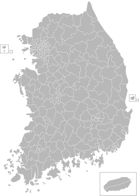ไฟล์:Administrative divisions map of South Korea.svg
