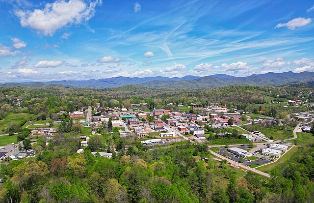 Aerial view of Franklin