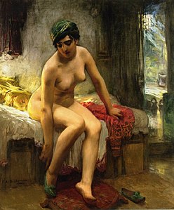 After the bath (Après le bain) (vers 1885)
