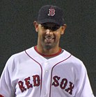 Picture of Alex Cora, the bench coach of the Houston Astros in 2017