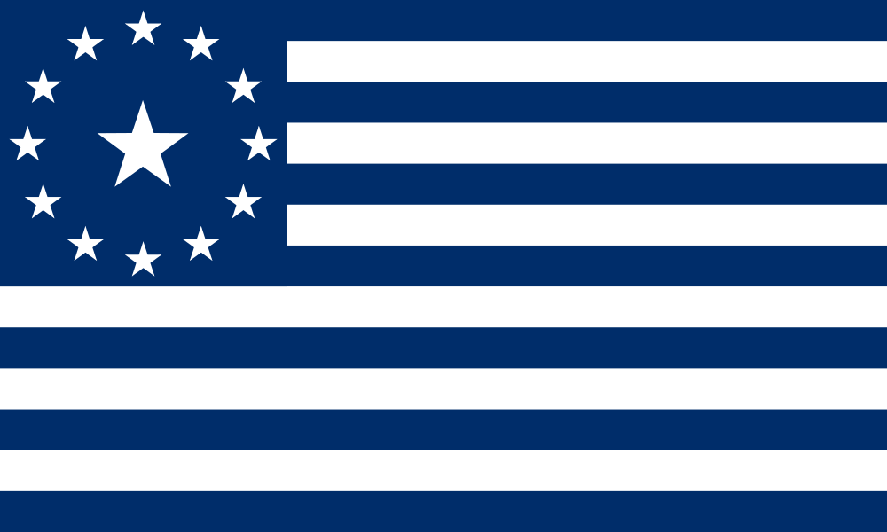 Alleged Mormon flag 1877 unofficially used to represent DezNat