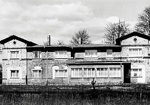 Former station building in Schipkau (until 1937 Zschipkau)