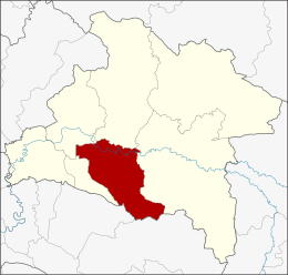 Si Maha Phot District - Kort