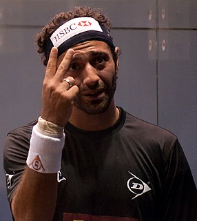 Amr Shabana Egyptian squash player