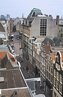 View from the Metz & Co. Metz & Co. Department Store Rooftop Cafe of the Keizersgracht / Leidsestraat, Amsterdam, The Netherlands