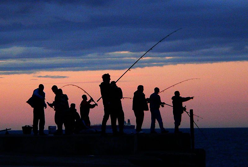 File:An evening fishing - by Francis Hannaway.jpg