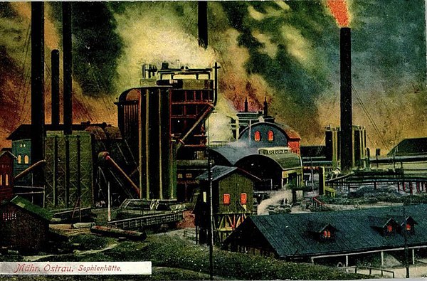 The Sophienhütte ironworks, c. 1910