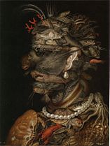 Sew On AIR Printed Patch - Giuseppe Arcimboldo 1527-1593 The 4 Elements 