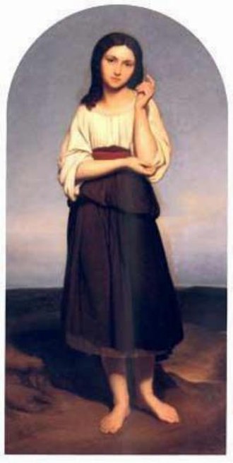 Mignon verlangende naar haar vaderland, by Ary Scheffer, 1836 (Dordrechts Museum)