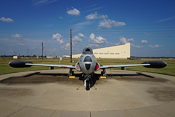 A Lockheed T-33A Shooting Star on display at the Barksdale Global Power Museum in Louisiana