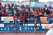 Deutsch: Beachhandball Europameisterschaften 2019 (Beach handball Euro); Tag 6: 7. Juli 2019 – Siegerehrungen English: Beach handball Euro; Day 6: 7 July 2019 – Medal ceremony