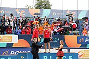 Deutsch: Beachhandball Europameisterschaften 2019 (Beach handball Euro); Tag 6: 7. Juli 2019 – Siegerehrungen English: Beach handball Euro; Day 6: 7 July 2019 – Medal ceremony