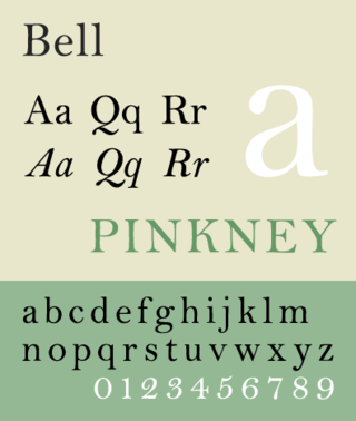<span class="mw-page-title-main">Bell (typeface)</span>