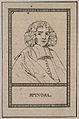 Benedictus Spinoza. Line engraving after (A. P.). Wellcome V0005577.jpg