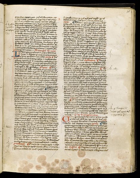 File:Bernardus de Gordonio. Book of traditional medicine in Latin. Wellcome L0049765.jpg