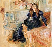Η Ζυλί Μανέ και το σκυλάκι της, 1893