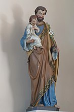 Statue "St-Joseph et l'enfant Jésus"