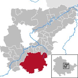 Kaart van Blankenhain