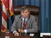 Senator Bob Graham of Florida presiding over the Senate during the vote on Bork's nomination Bob Graham presiding over the Senate.jpg