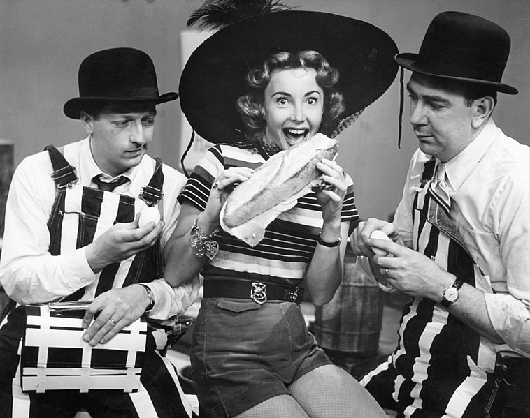 File:Bob and Ray with Audrey Meadows 1951.JPG