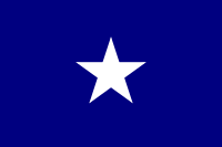 Попередній прапор Міссісіпі (Bonnie Blue Flag), 9 січня 1861 — 25 січня 1861