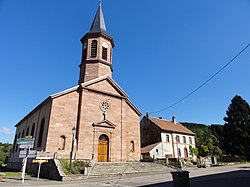 Vue à partir de la route de la Salcée