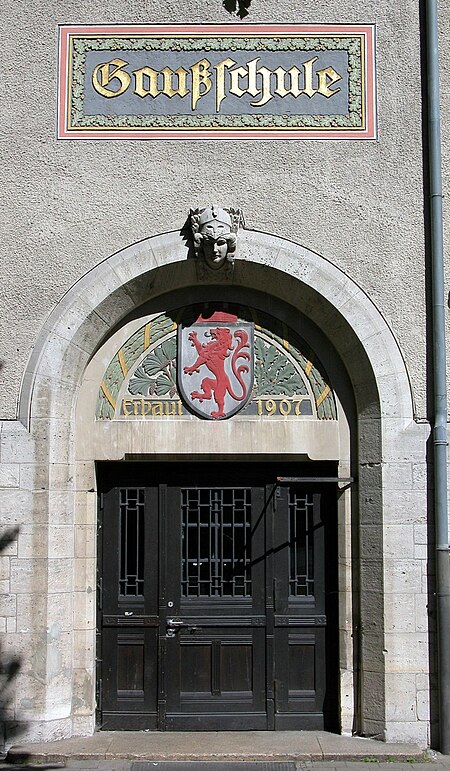 Braunschweig Gaussschule alter Eingang