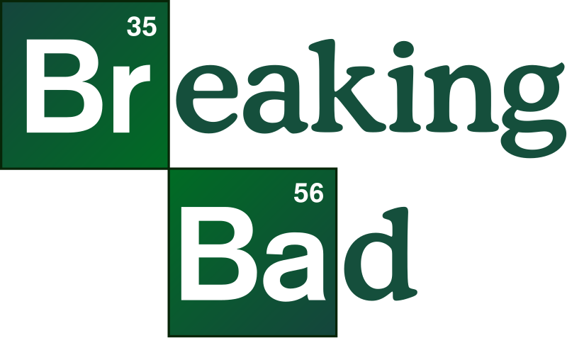 Breaking Bad logo noir et blanc