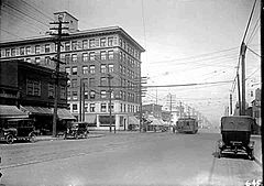 Broadway and Main St, Vancouver - 1922