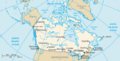 CIA map of Canada Carte CIA du Canada