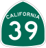 Маркер State Route 39 