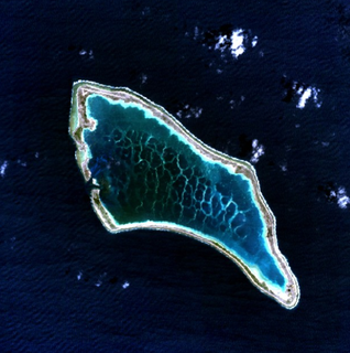 Canton Island Atoll in the South Pacific Ocean