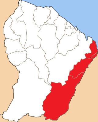 <span class="mw-page-title-main">Canton of Saint-Georges-de-l'Oyapock</span> Former canton in French Guiana, France