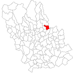 Lage im Landkreis Prahova