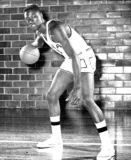 Bill Logan (left) and Carl Cain are some of the Hawkeyes to have their numbers retired.