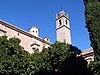 Inside the cloister of the Cartuja Monastery