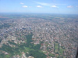 Cascavel van boven gezien