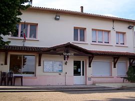 Das Rathaus in Castelnau-sur-Gupie