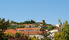 A distant view of Castelo Branco's castle Castelo Branco (Castelo).jpg