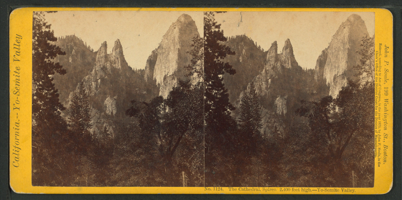 File:Cathedral Spires, 2,400 feet high. Yo Semite Valley, by John P. Soule.png
